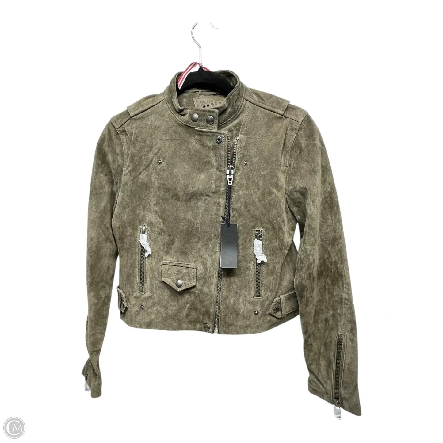 Jacket Moto Leather By Blanknyc In Brown, Size: S