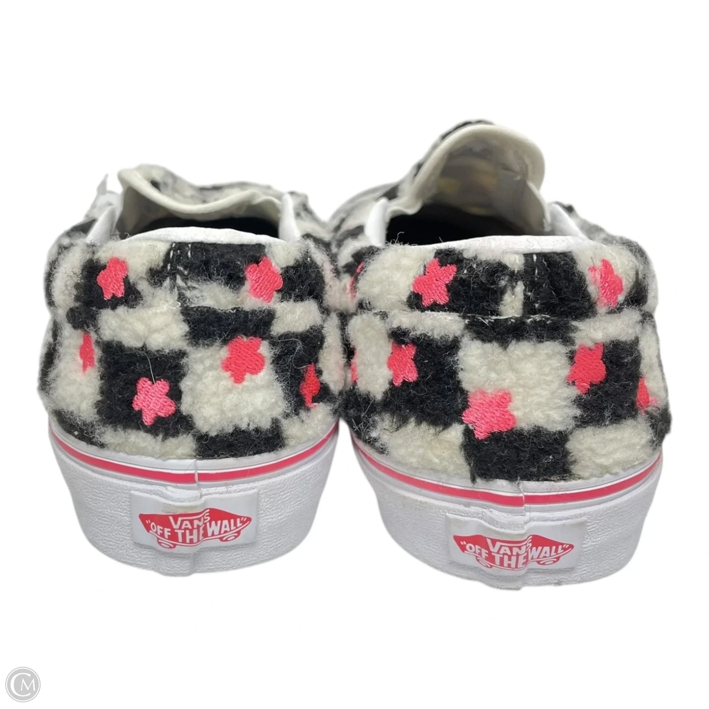 Shoes Sneakers By Vans In Black & White, Size: 6.5