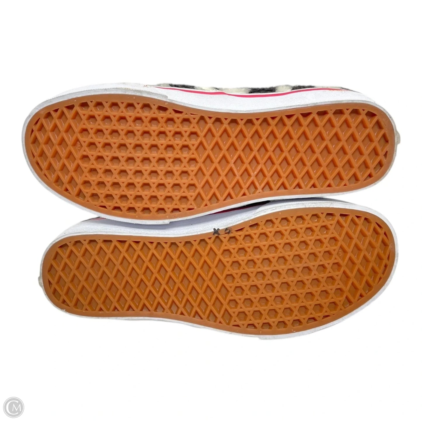 Shoes Sneakers By Vans In Black & White, Size: 6.5