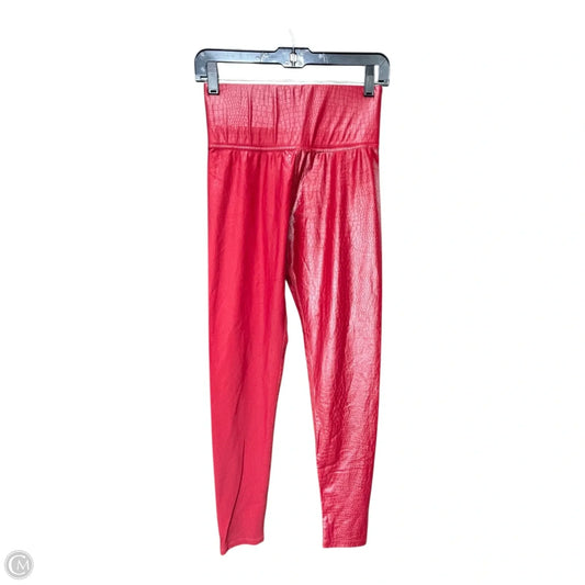 Athletic Leggings By CARBON38 In Red, Size: M