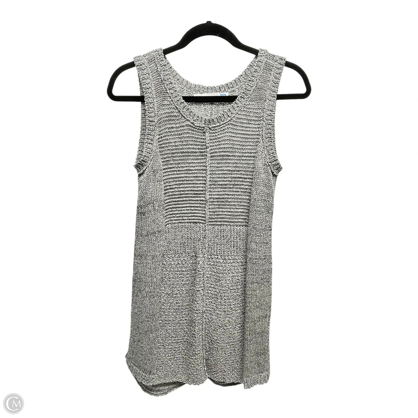 Vest Sweater By Sparrow In Grey, Size: S