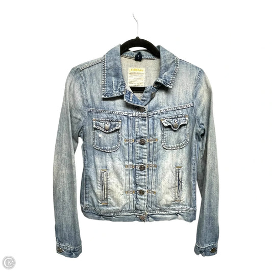 Jacket Denim By J. Crew In Blue Denim, Size: Xs