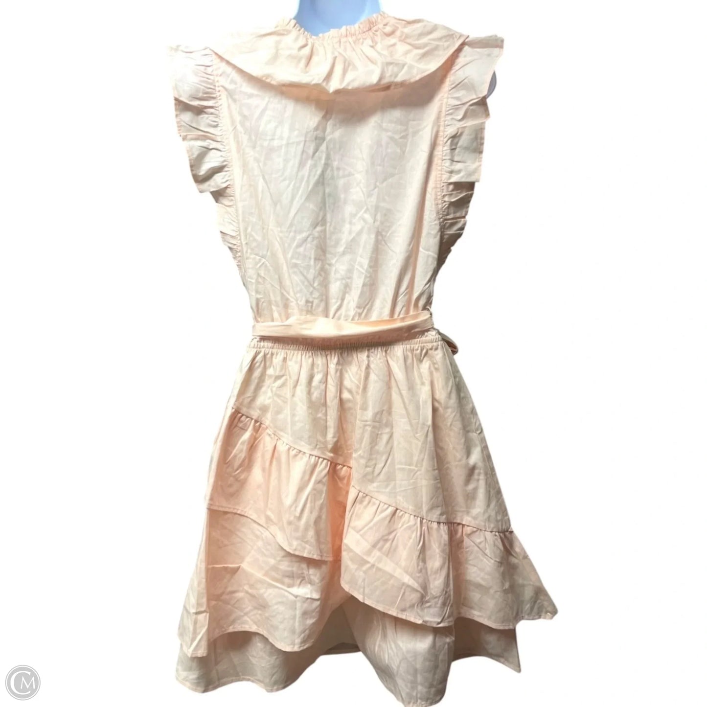 Dress Casual Short By GIBSONLOOK In Peach, Size: S