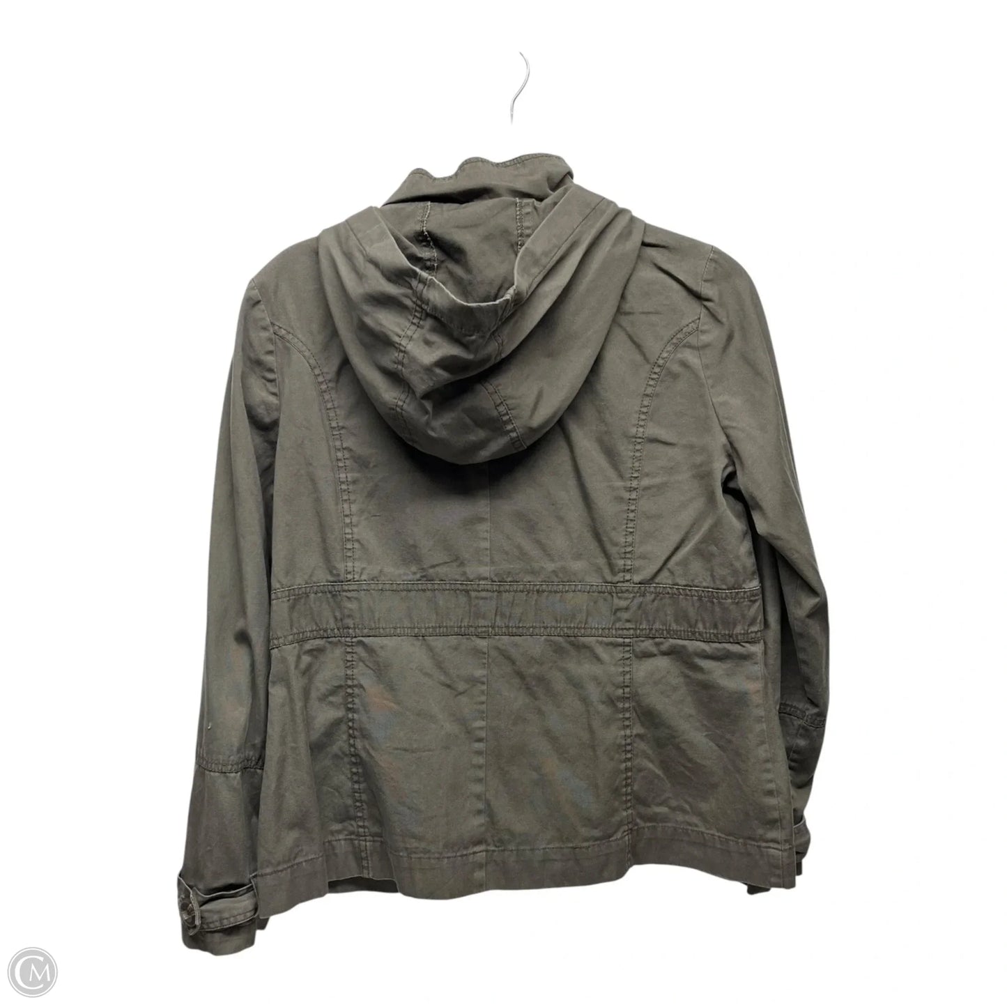 Jacket Utility By Charlotte Russe In Green, Size: L