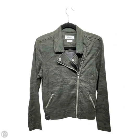 Jacket Moto By Level 99 In Camouflage Print, Size: S