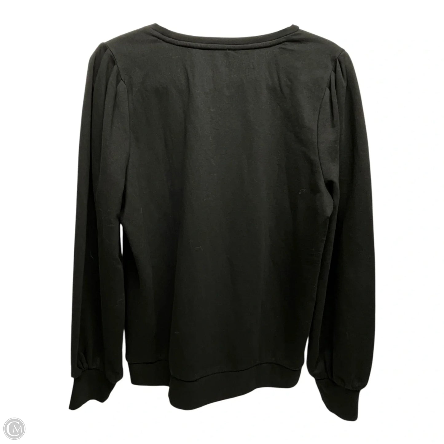 Sweatshirt Crewneck By J. Crew In Black, Size: M