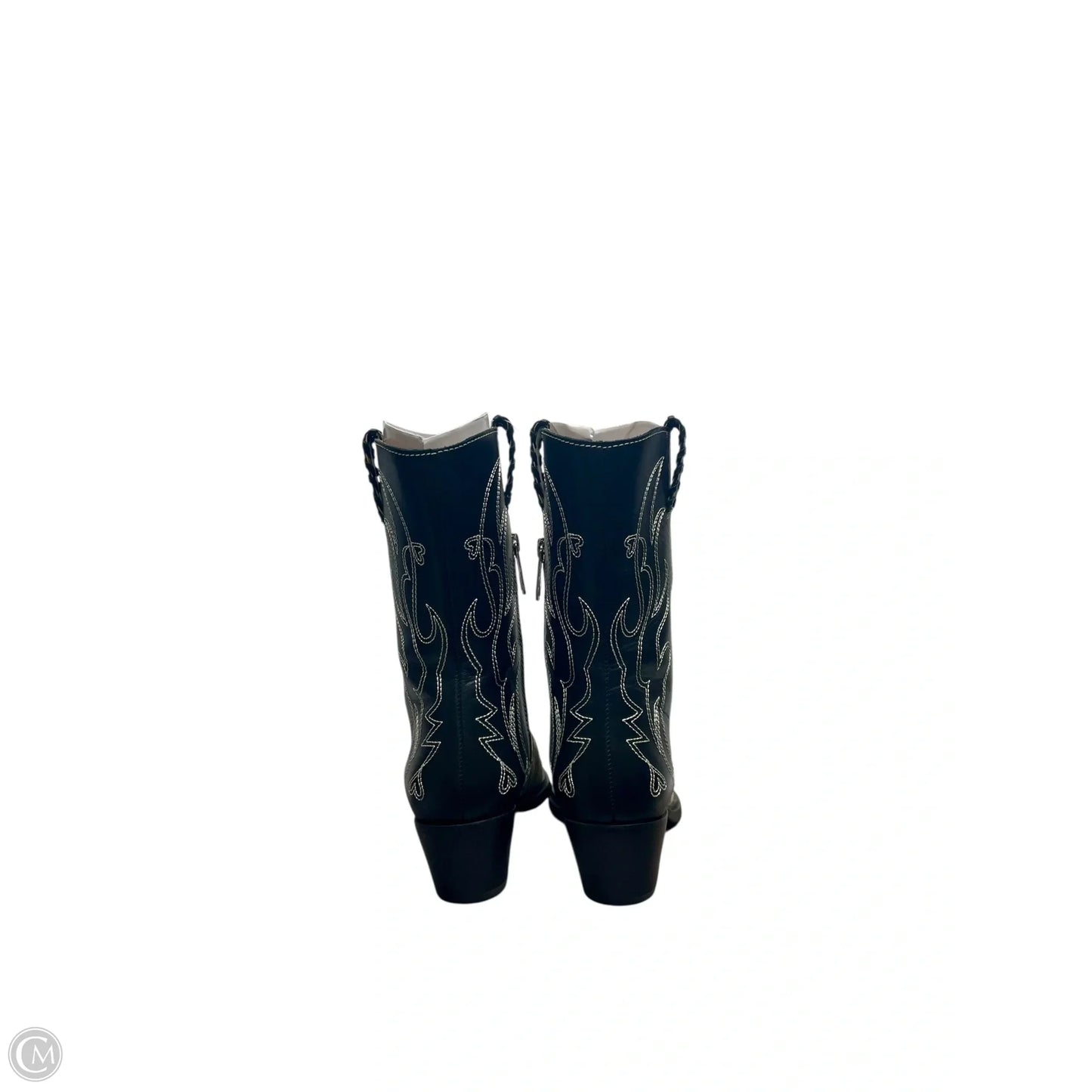 Boots Western By Franco Sarto In Snakeskin Print, Size: 7