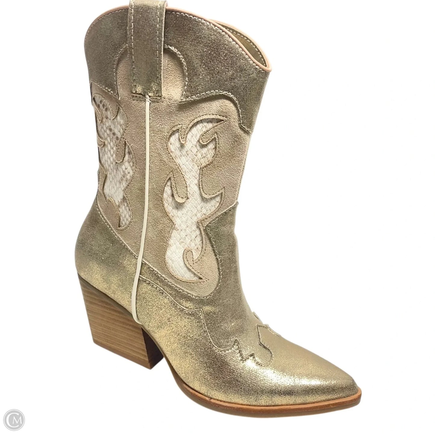 Boots Western By Dolce Vita In Gold, Size: 7