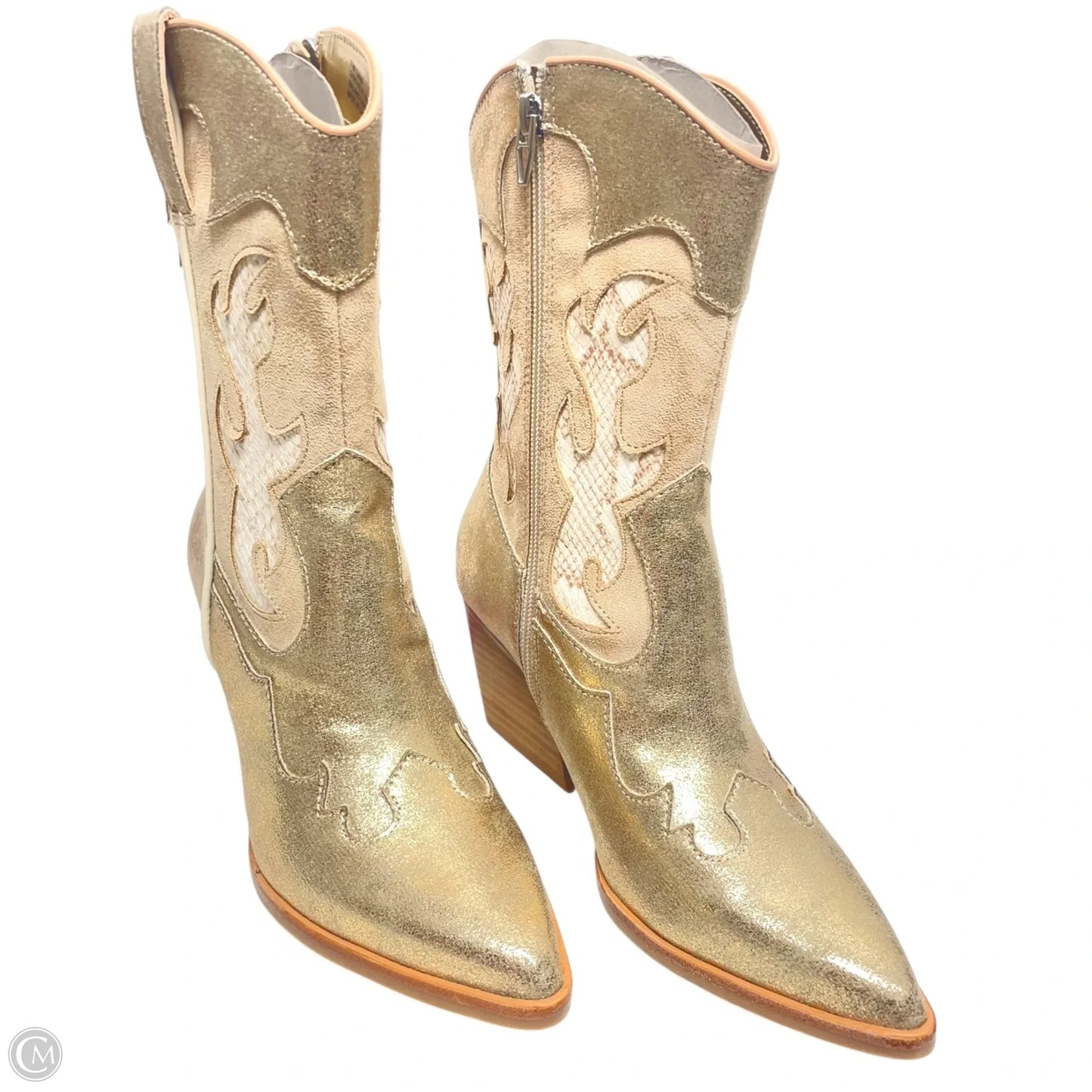 Boots Western By Dolce Vita In Gold, Size: 7