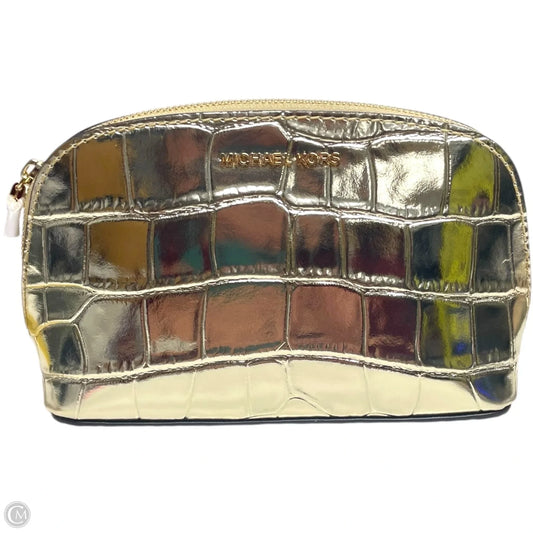 Makeup Bag Leather By Michael By Michael Kors, Size: Small