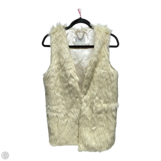 Vest Faux Fur & Sherpa By Bb Dakota In Cream, Size: S