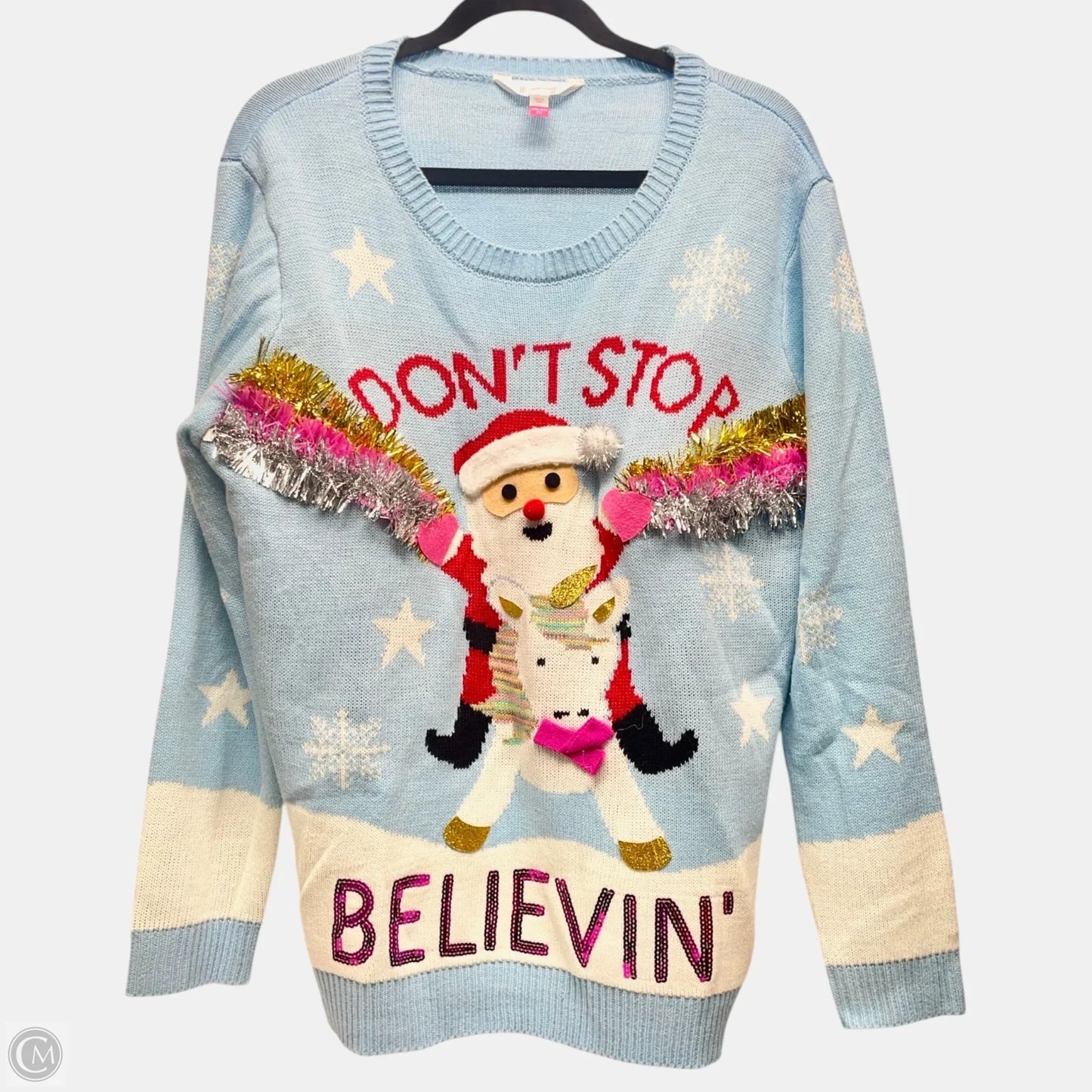 Sweater By No Boundaries In Blue, Size: 3x