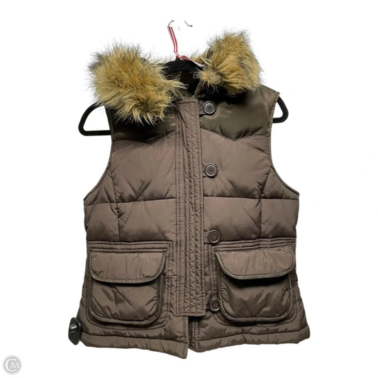 Vest Puffer & Quilted By Polo Ralph Lauren In Brown, Size: S