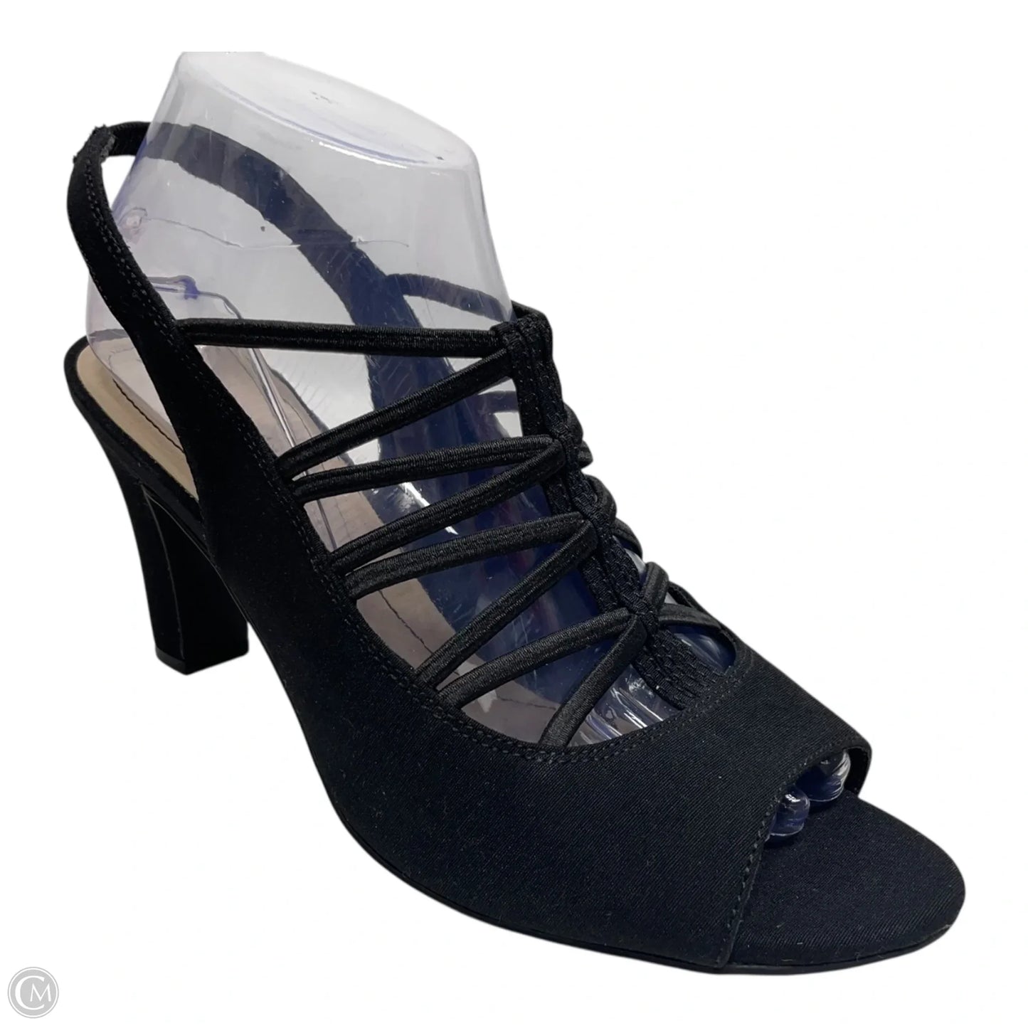 Sandals Heels Block By Life Stride In Black, Size: 9