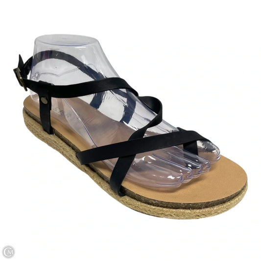 Sandals Flats By Esprit In Black, Size: 7.5