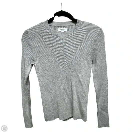 Sweater By Nine West In Silver, Size: S