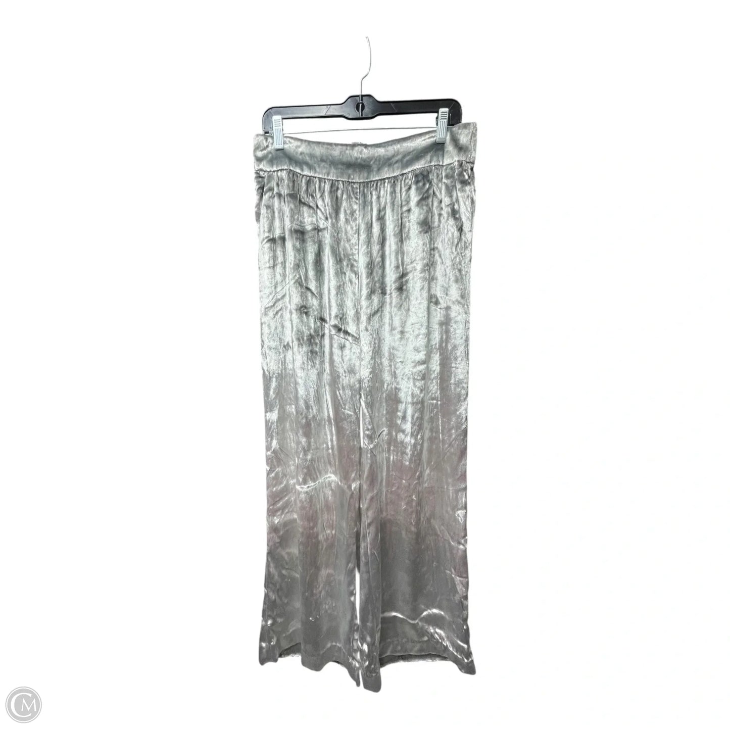 Pants Wide Leg By Maeve In Silver, Size: S