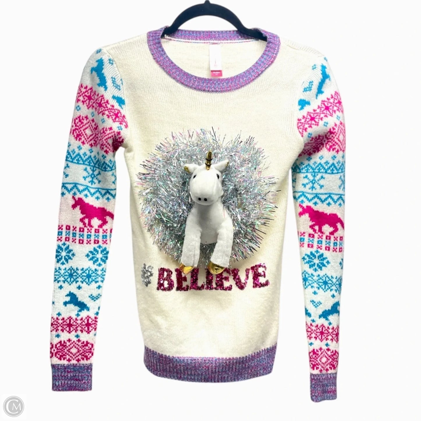 Sweater By Xhilaration In White, Size: Xs