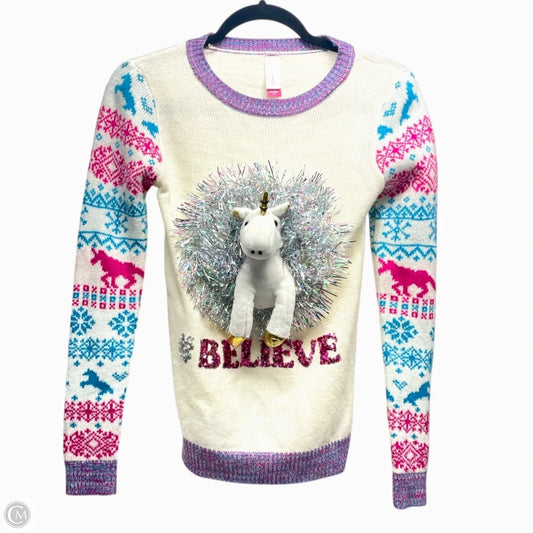 Sweater By Xhilaration In White, Size: Xs