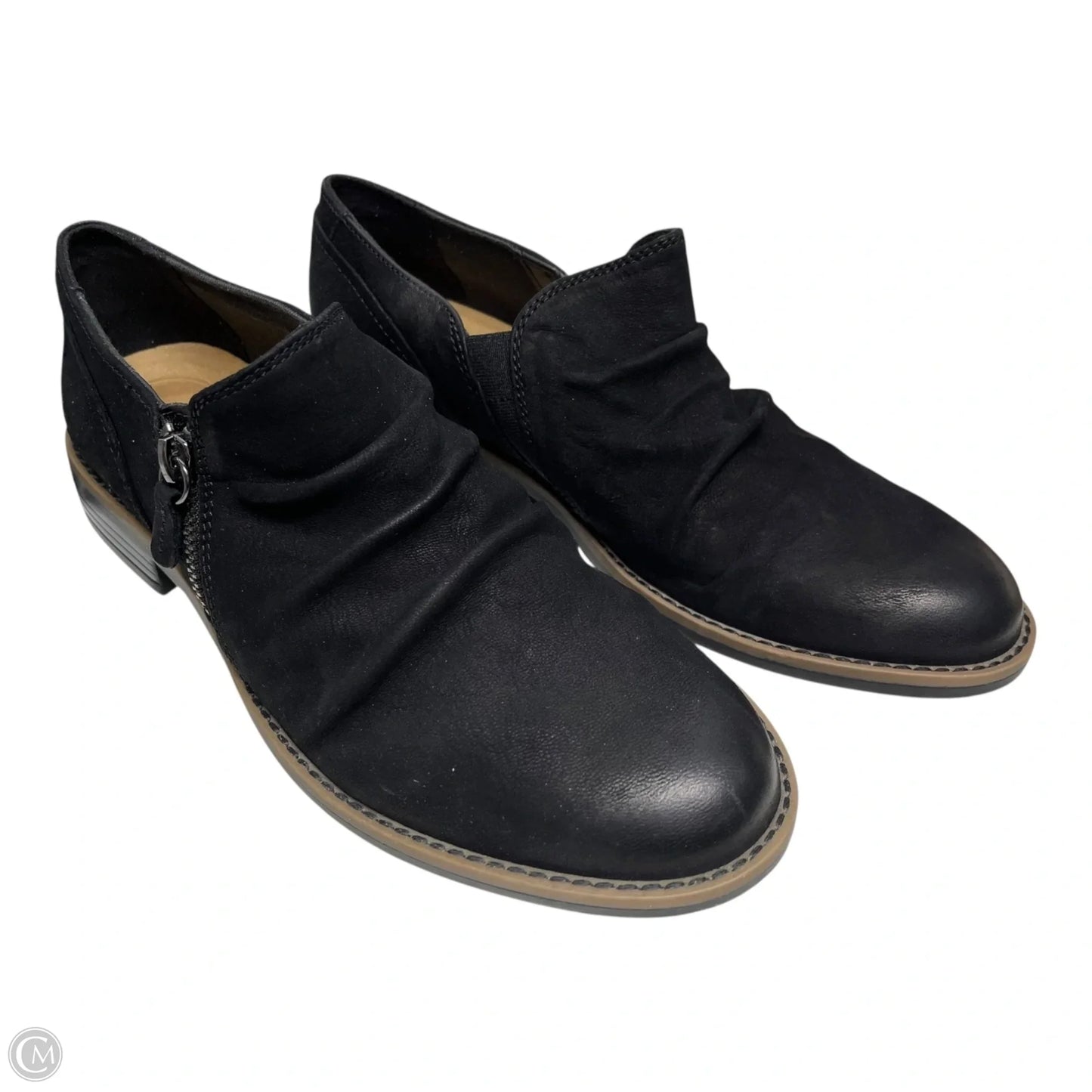 Shoes Flats By Clarks In Black, Size: 9