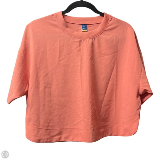 Athletic Top Short Sleeve By Old Navy In Peach