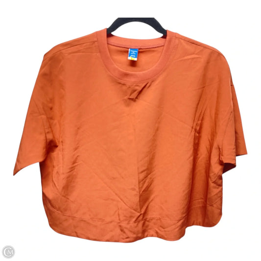 Athletic Top Short Sleeve By Old Navy In Brown, Size: Xs