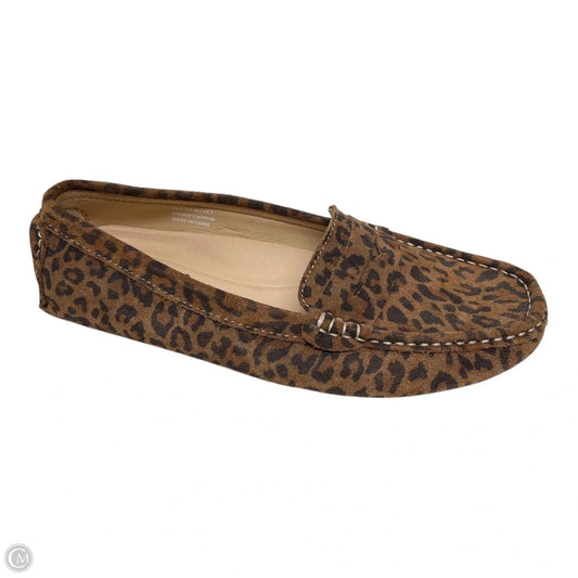 Shoes Flats By Clothes Mentor In Animal Print, Size: 9