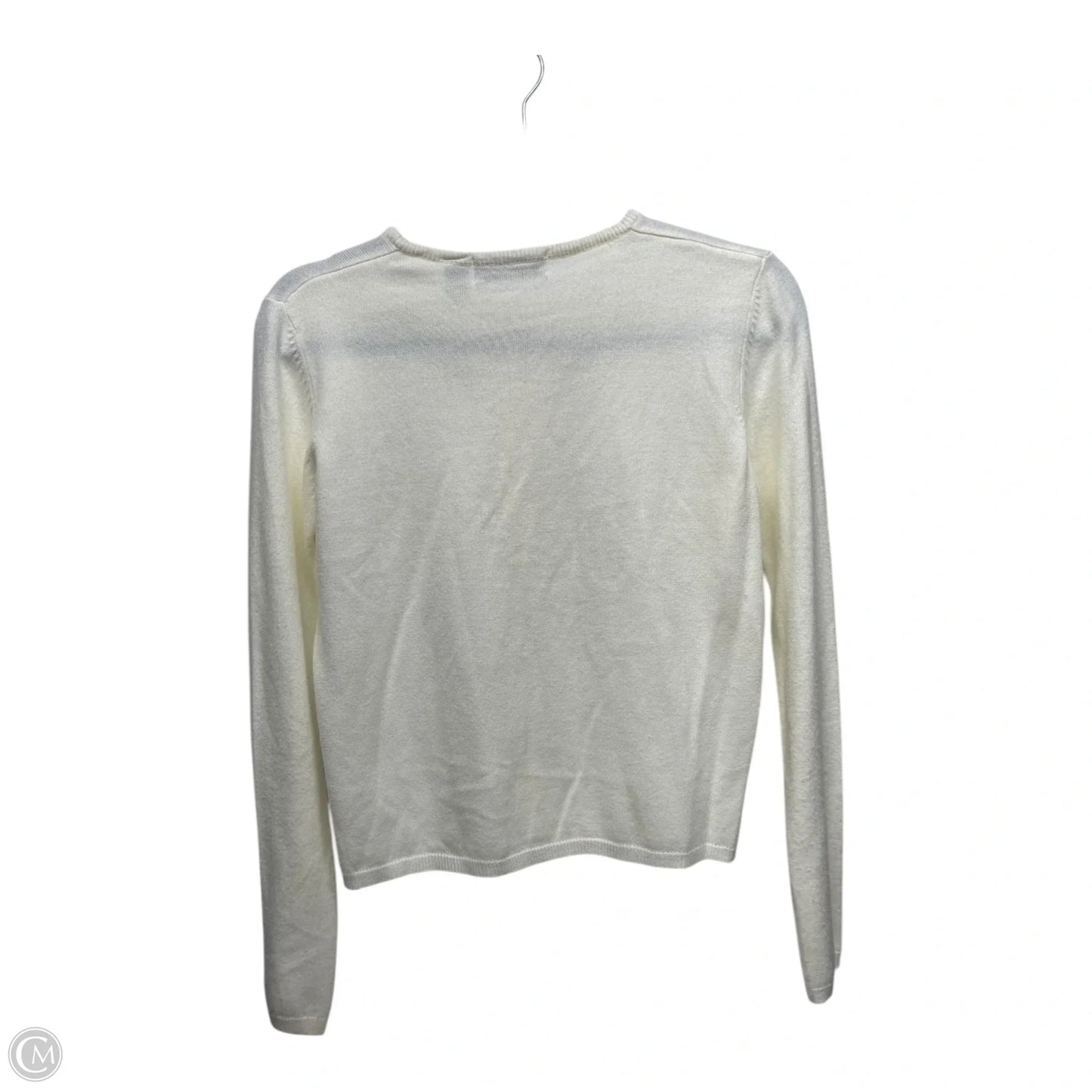 Sweater Cardigan By Old Navy In Cream, Size: S