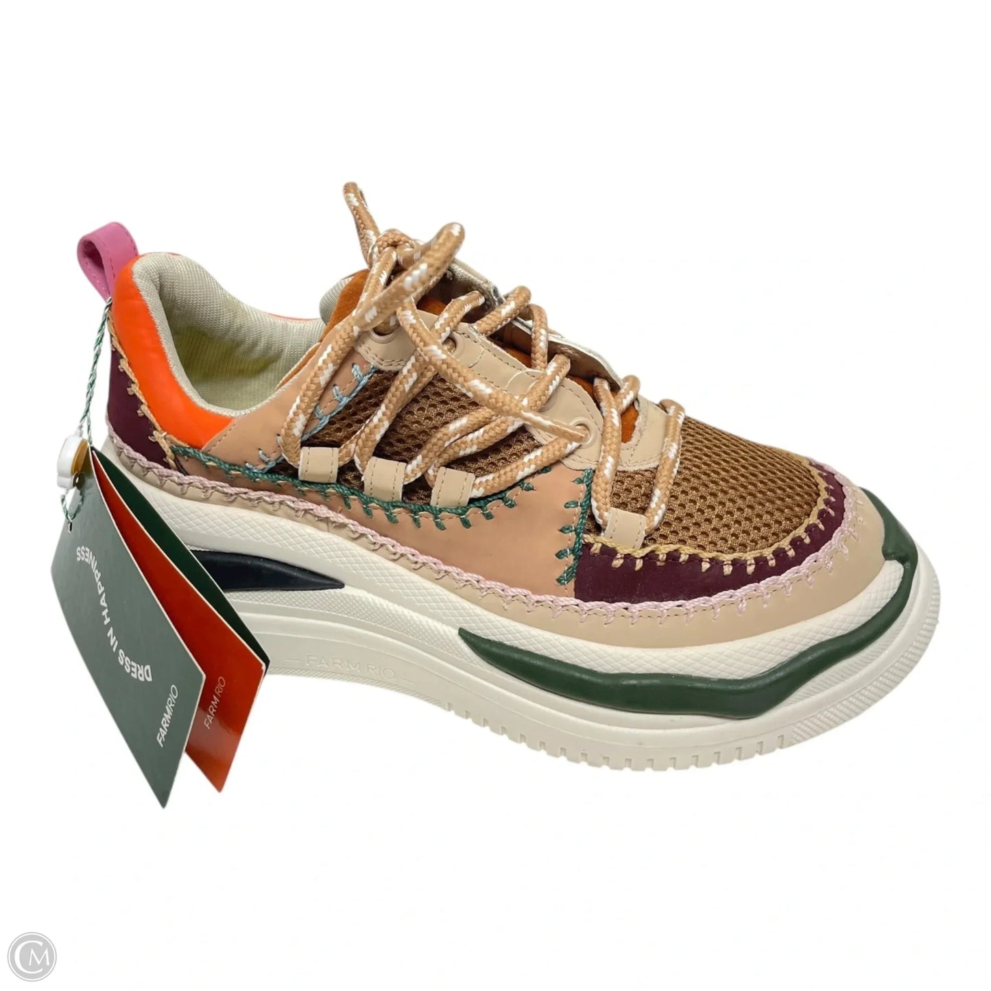 Shoes Sneakers Platform By Farm Rio In Multi-colored, Size: 7