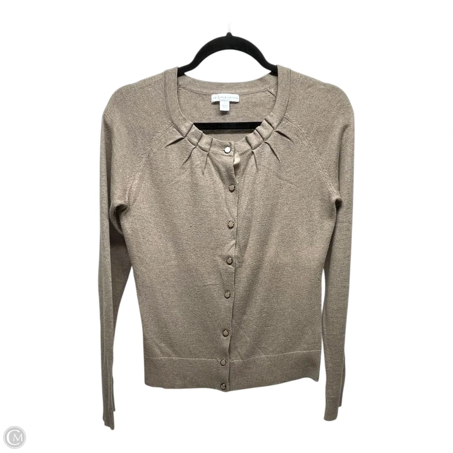 Sweater Cardigan By New York And Co In Tan, Size: S