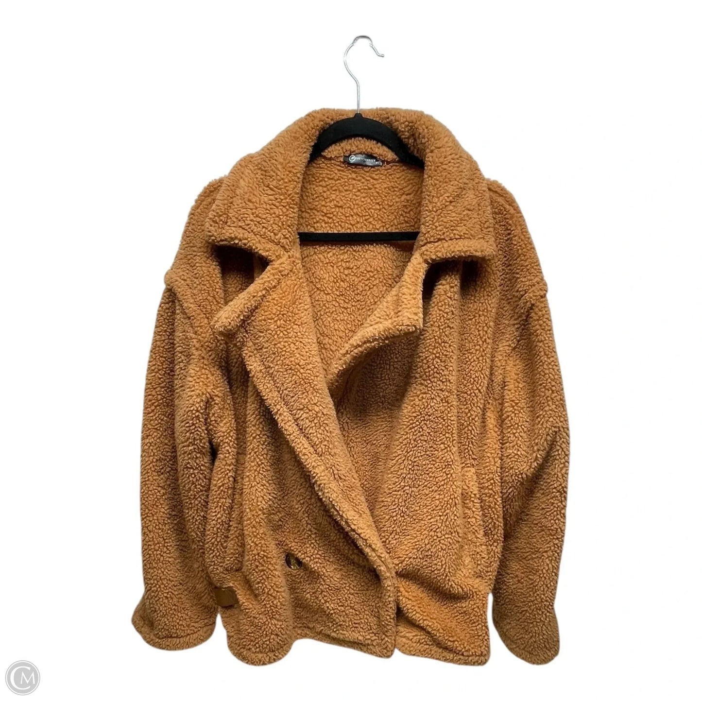 Jacket Faux Fur & Sherpa By Prettygarden In Brown, Size: Xl