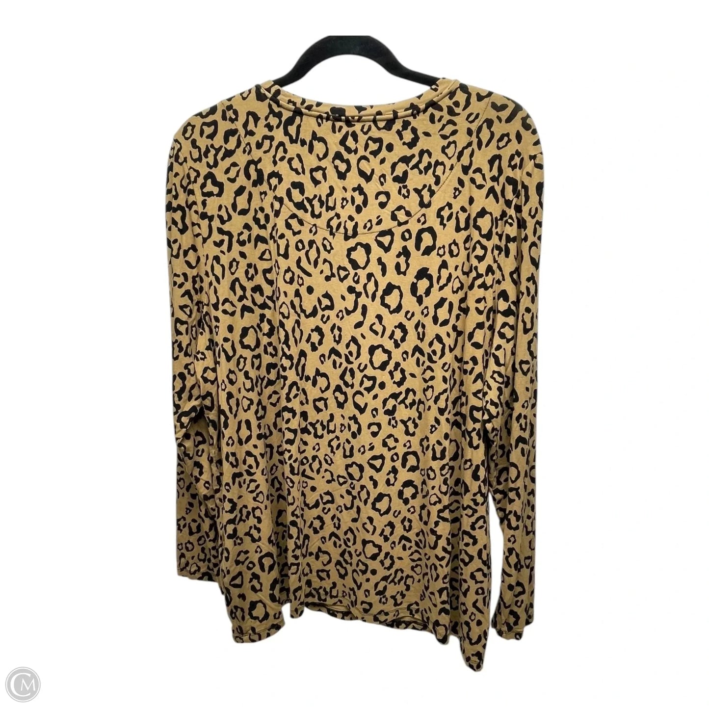 Top Long Sleeve By Chicos In Animal Print, Size: Xxl