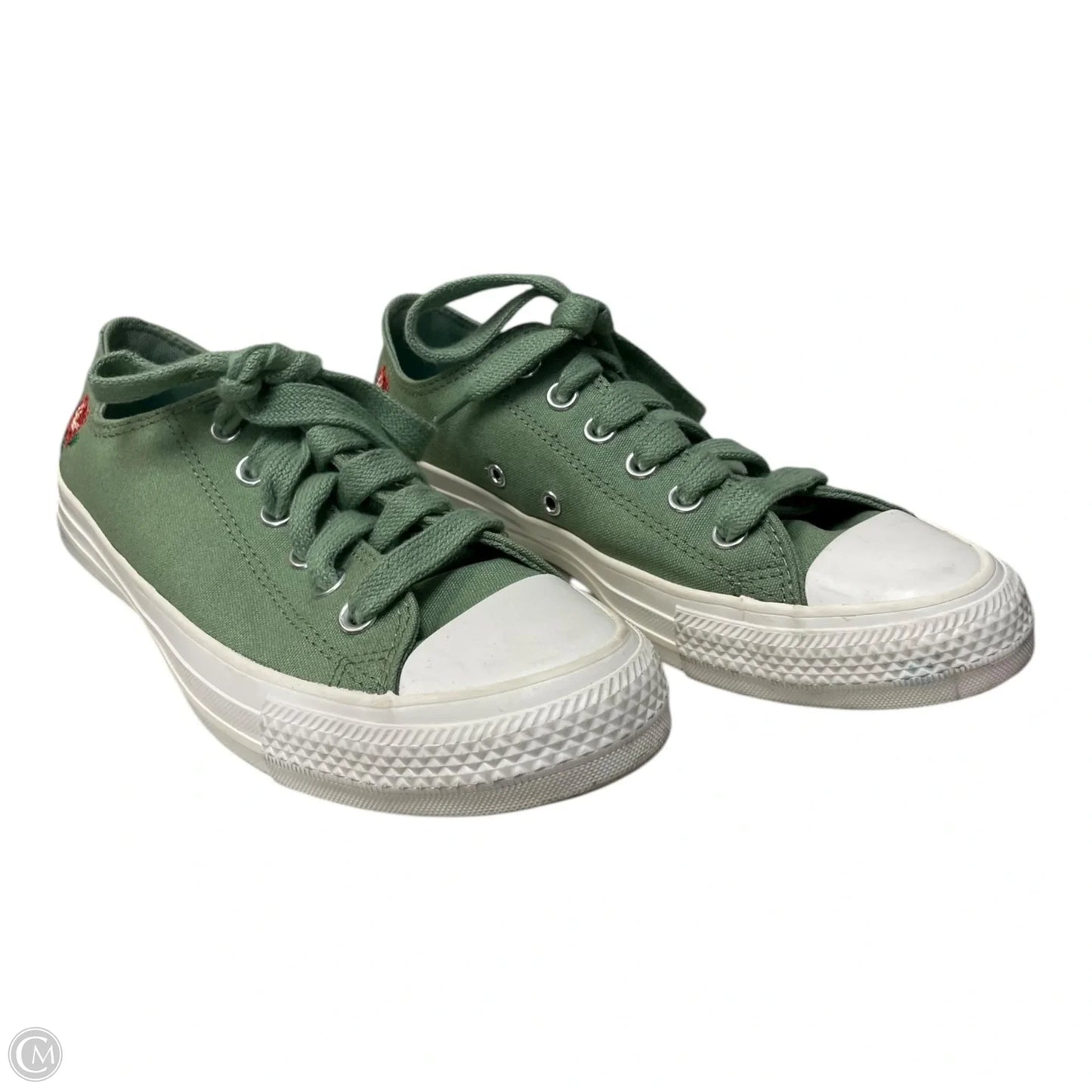 Shoes Sneakers By Converse In Green, Size: 8