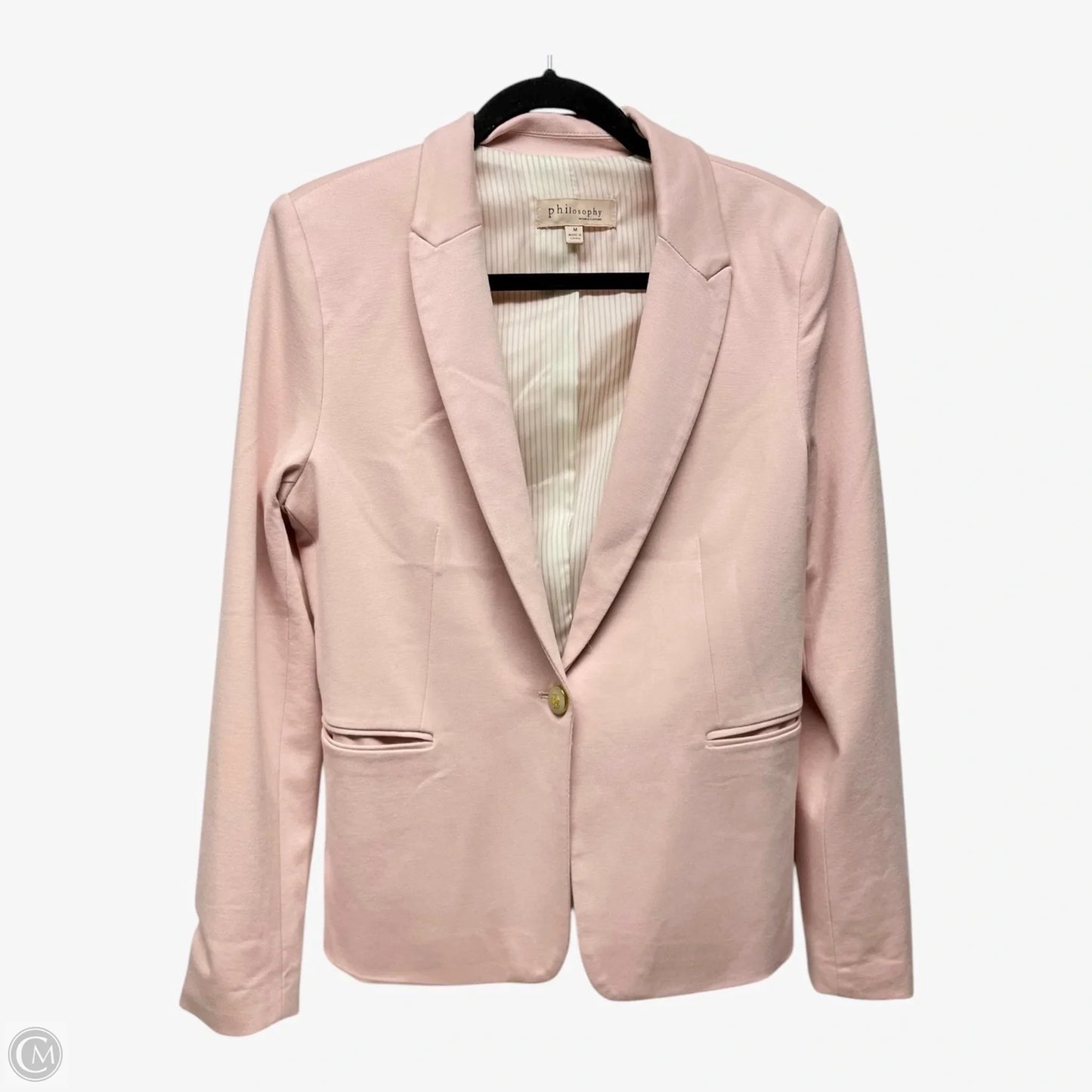 Blazer By Philosophy In Pink, Size: M