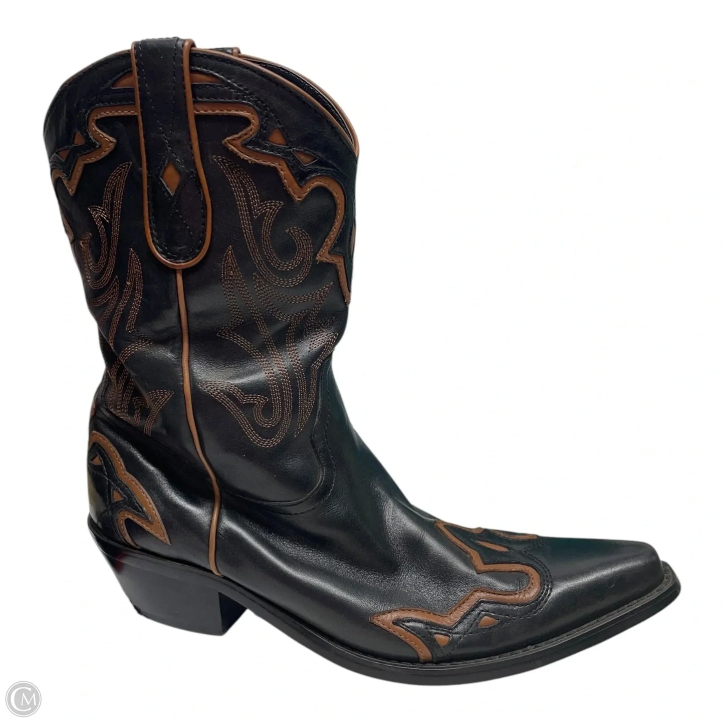 Boots Western By Coldwater Creek In Black & Blue, Size: 9