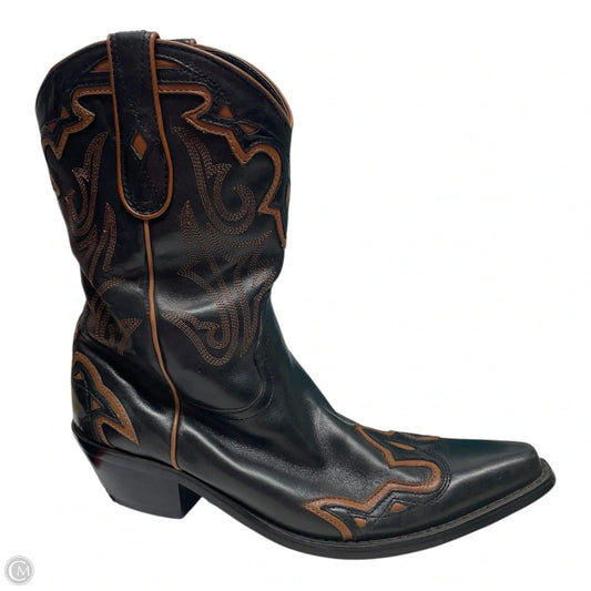 Boots Western By Coldwater Creek In Black & Blue, Size: 9