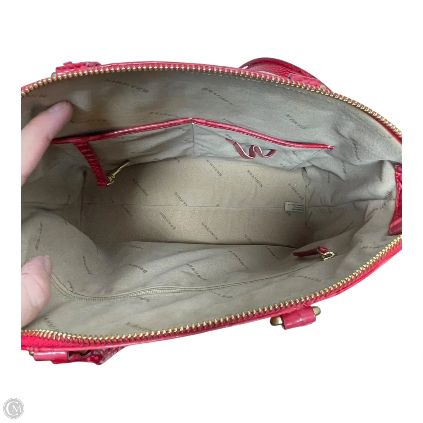 Handbag Designer By Brahmin, Size: Medium