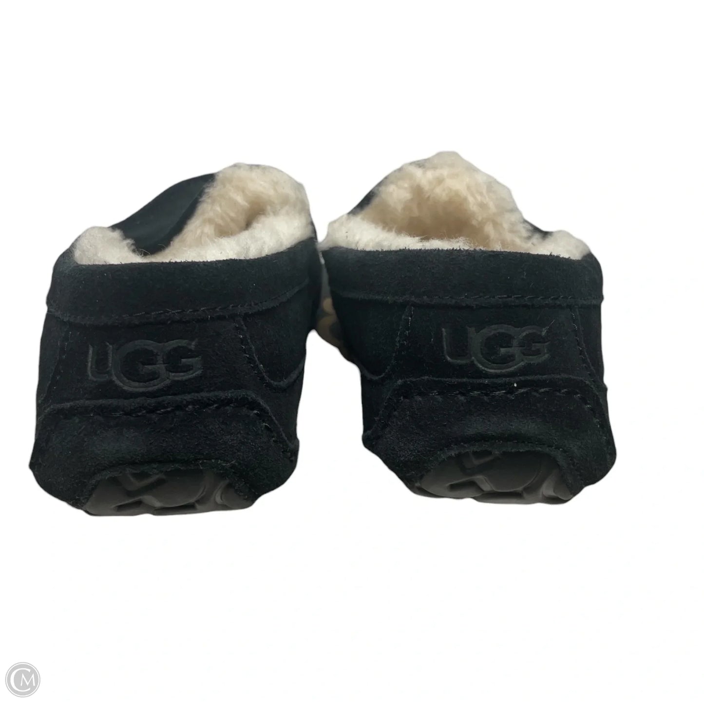 Slippers Designer By Ugg In Black, Size: 7