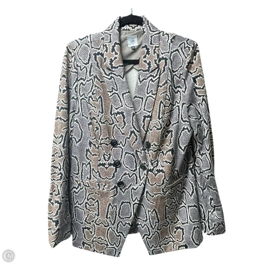 Blazer By Cabi In Snakeskin Print, Size: 14
