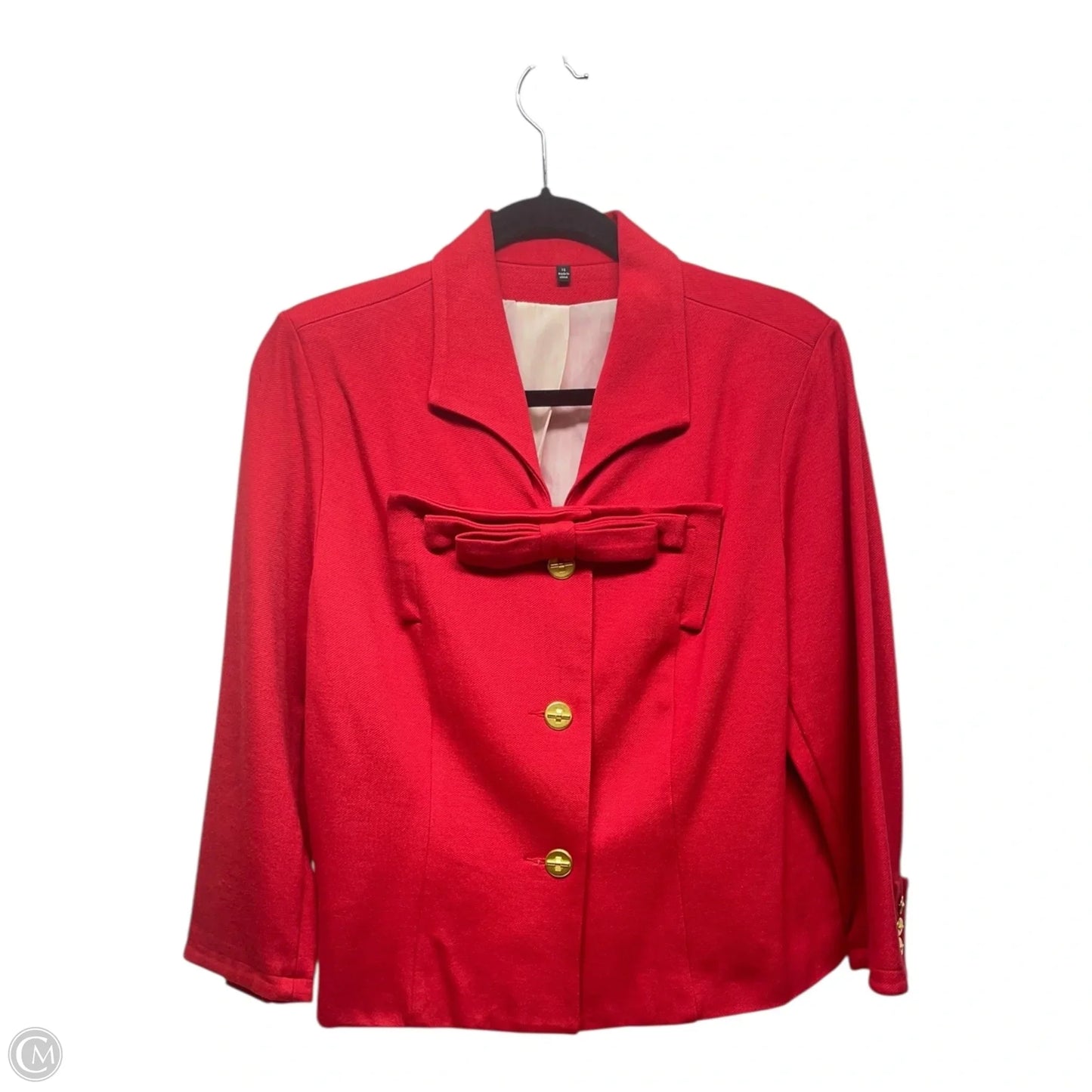 Blazer By Cabi In Red, Size: 14