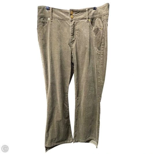 Pants Corduroy By Cabi In Brown, Size: 12
