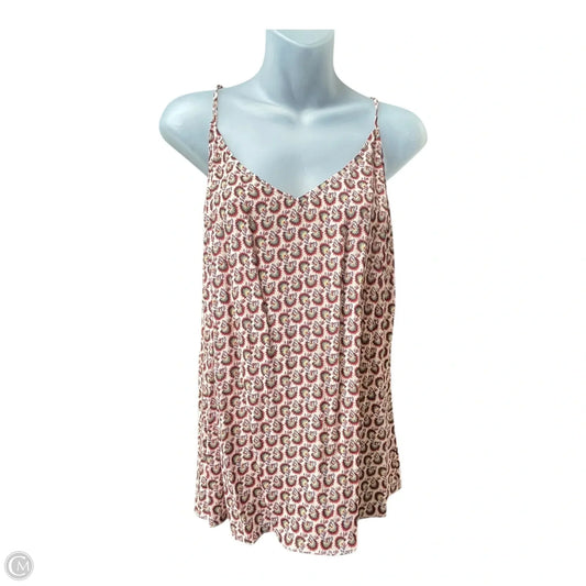 Top Sleeveless By Cabi In Multi-colored, Size: S