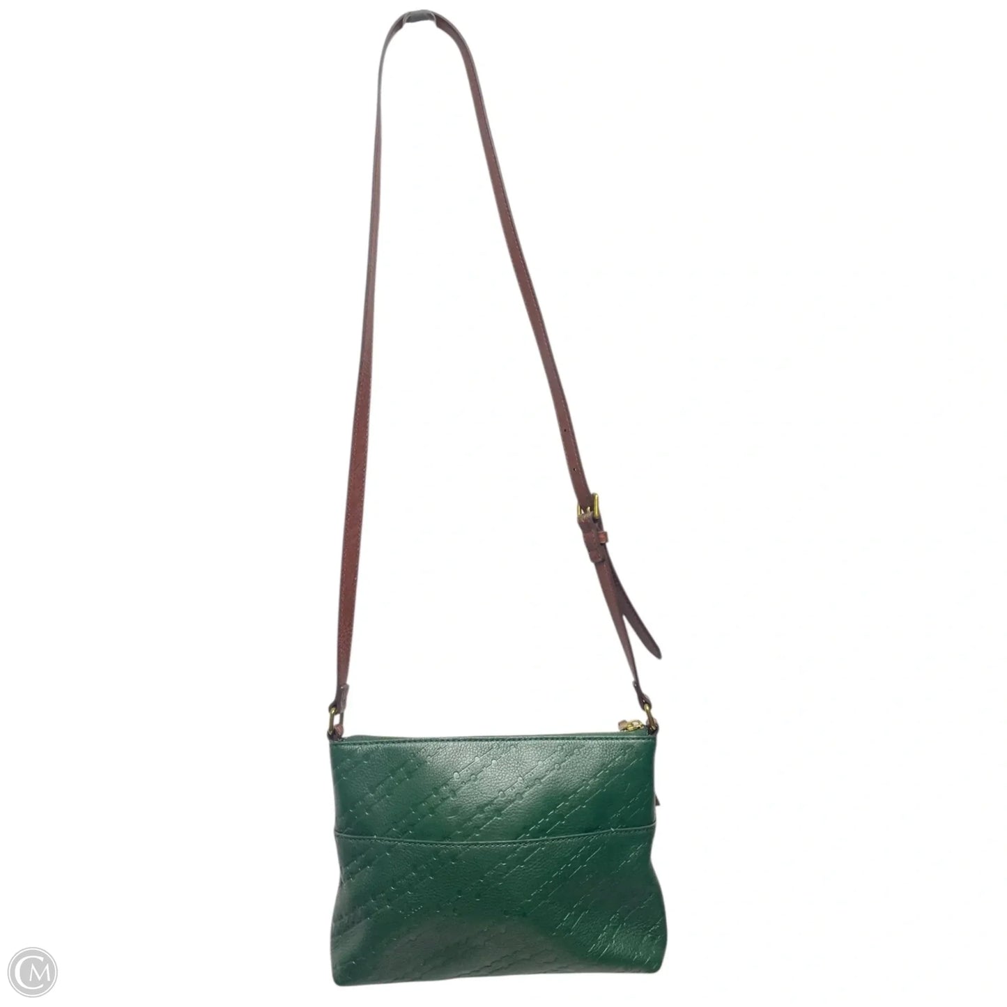 Crossbody Leather By Fossil, Size: Small