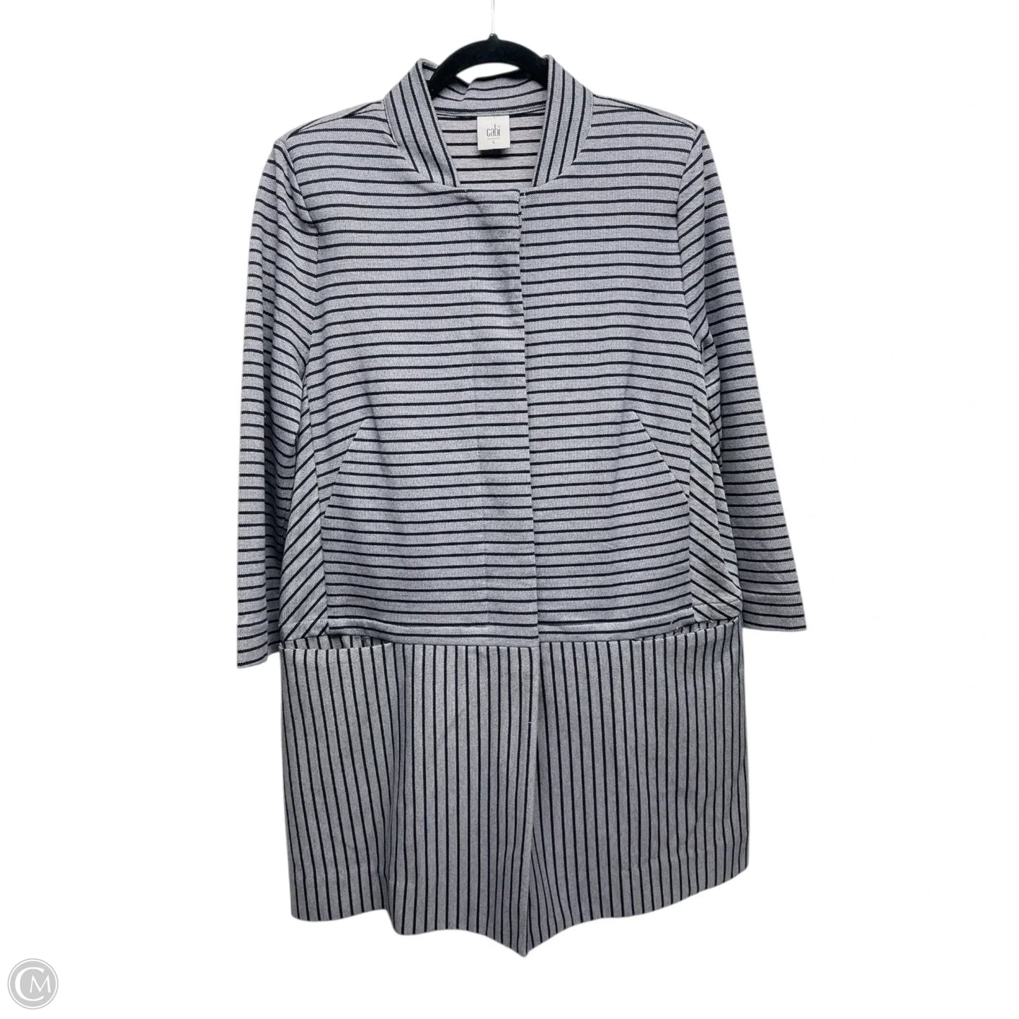 Jacket Other By Cabi In Striped Pattern, Size: L