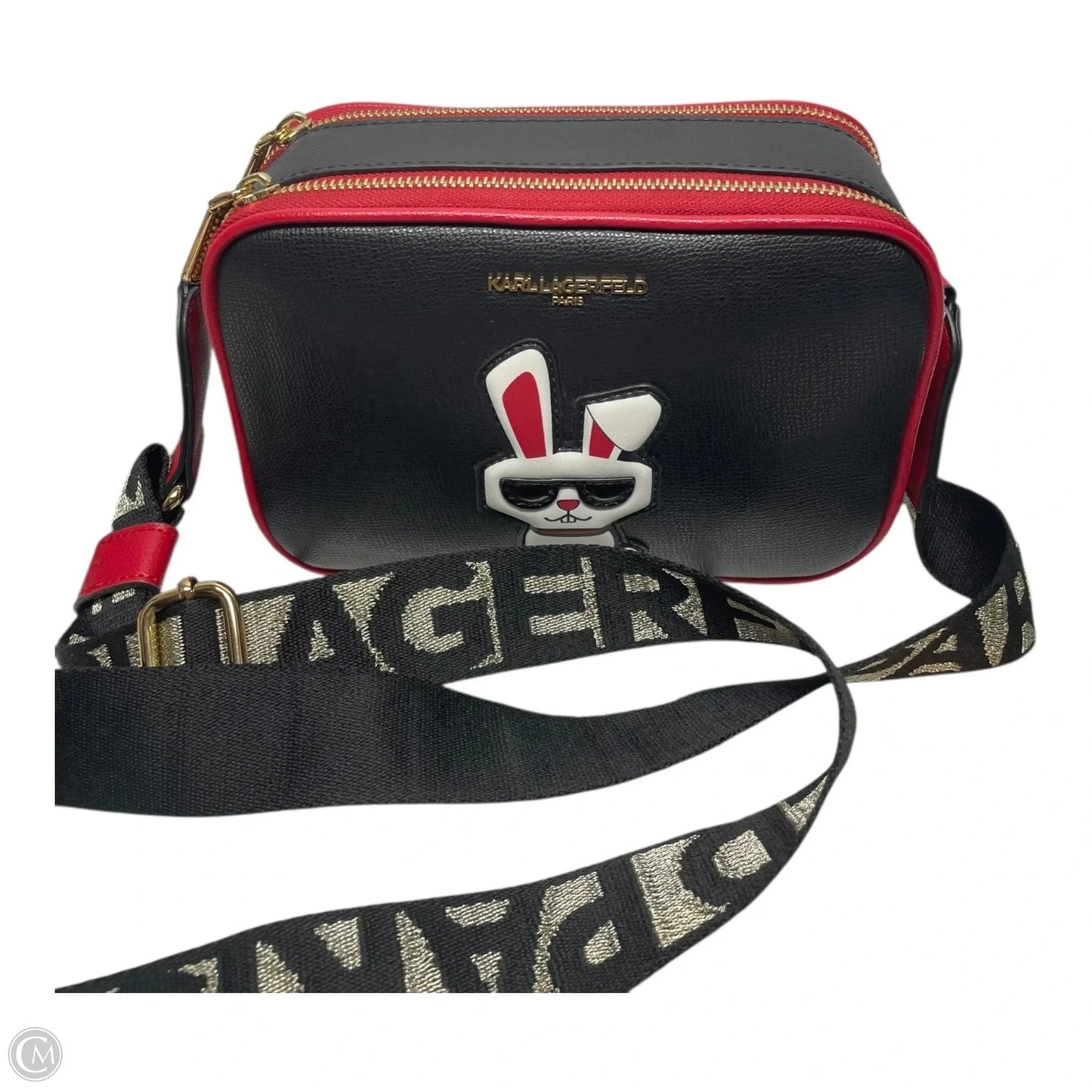 Crossbody Designer By Karl Lagerfeld, Size: Small