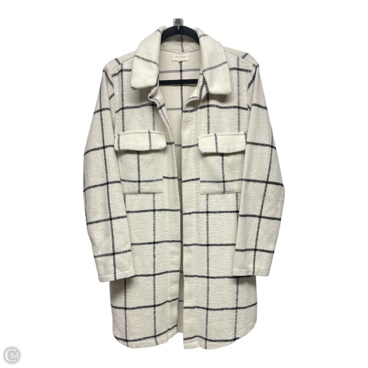 Jacket Shirt By Melloday In Cream, Size: M
