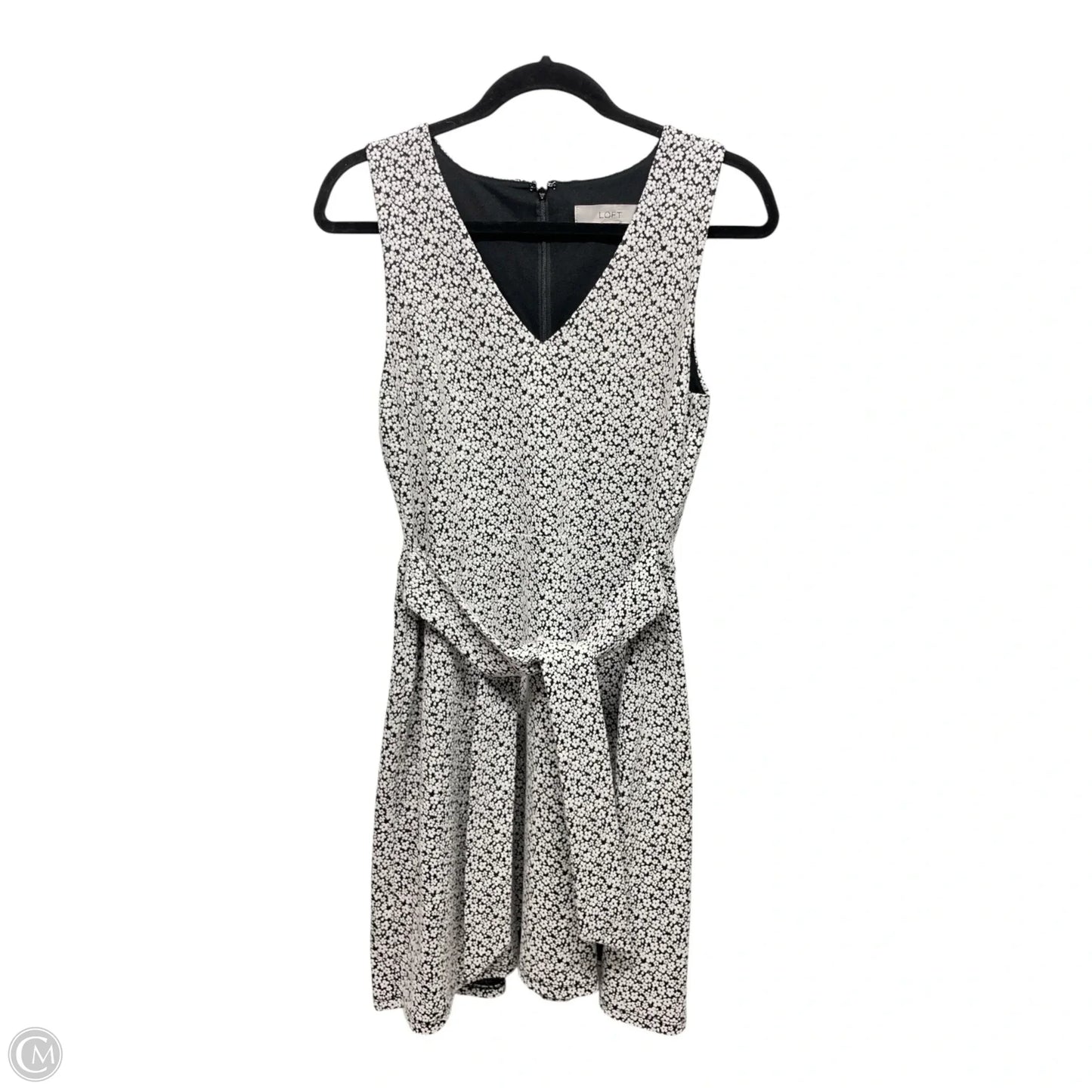 Dress Casual Short By Loft In Black & White, Size: 6