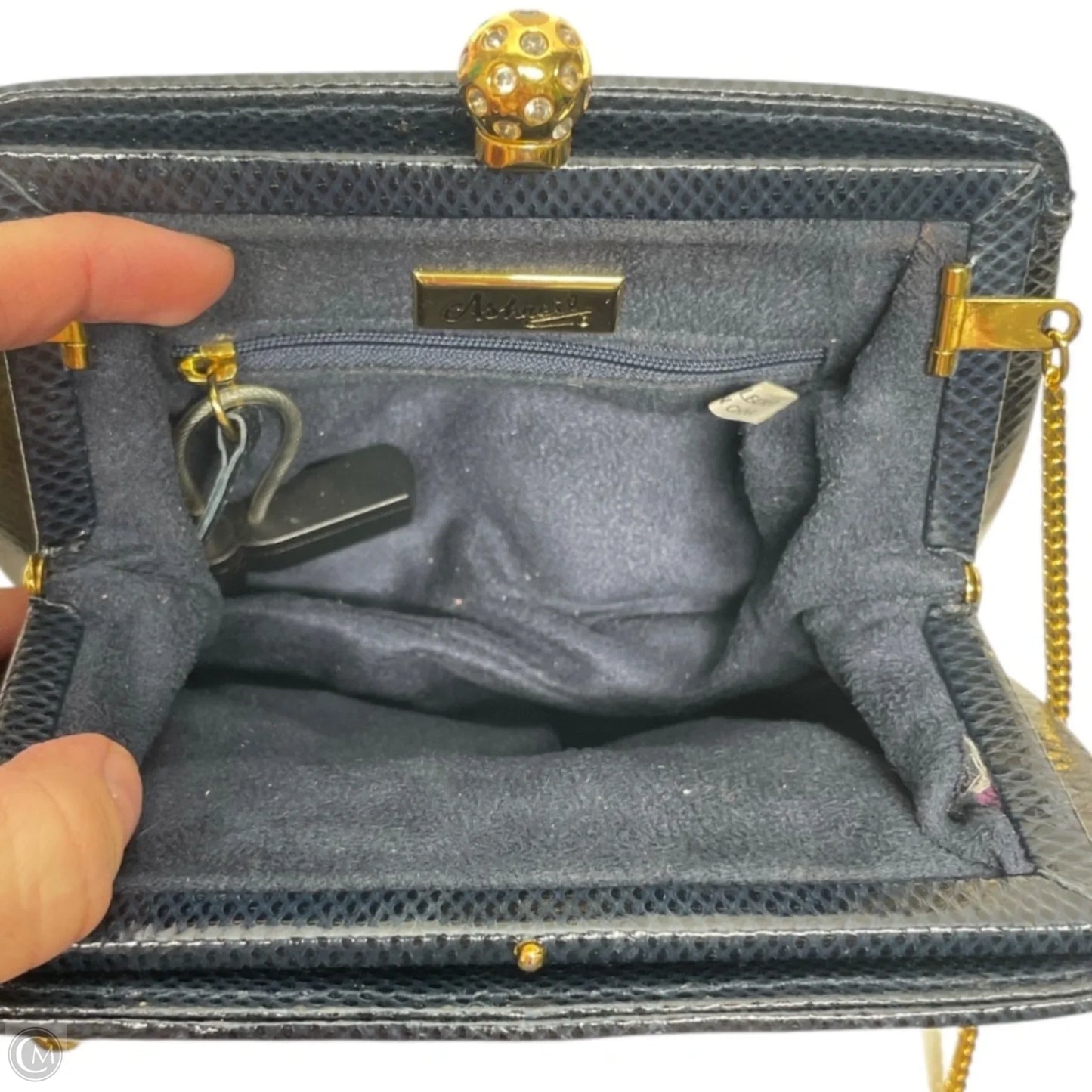 Clutch Leather By ASHNEIL, Size: Small