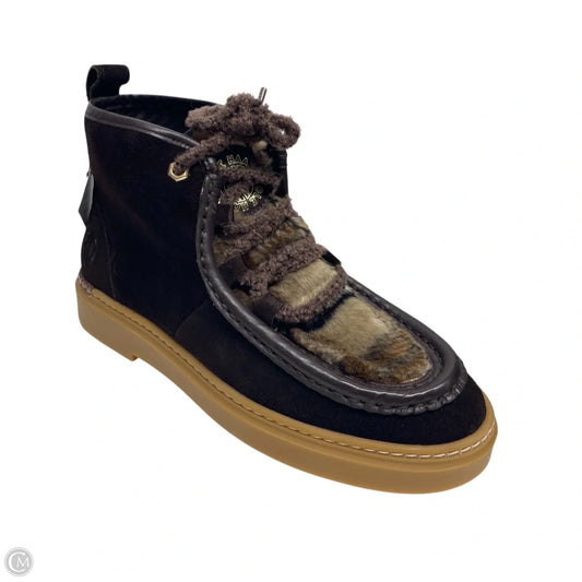 Boots Ankle Flats By Cole-haan In Brown, Size: 6