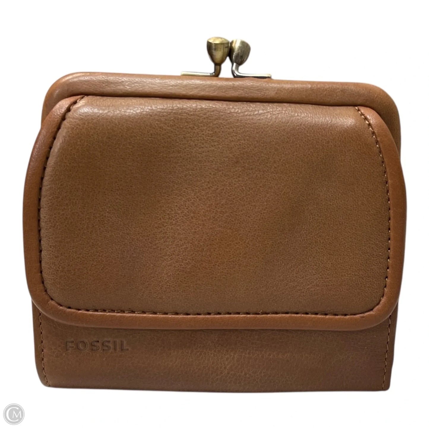 Wallet Leather By Fossil, Size: Small